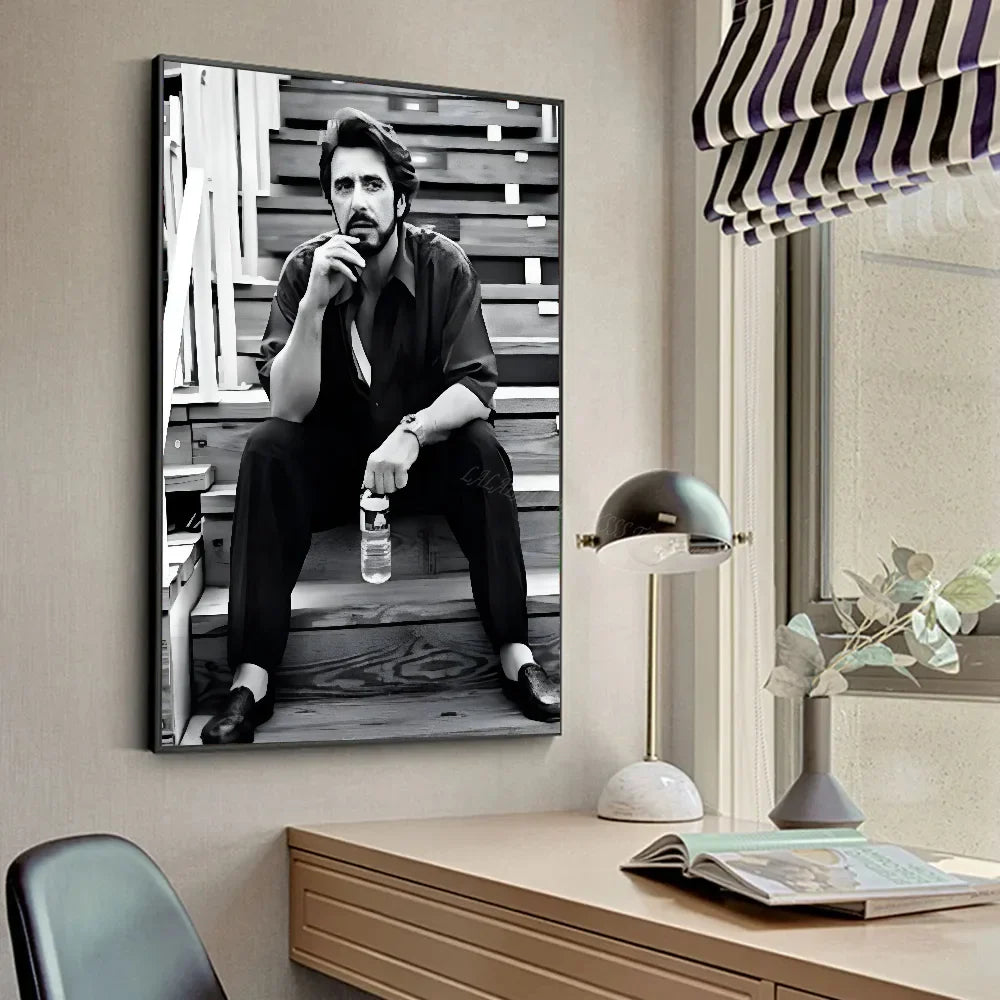 Al Pacino Poster HD Posters Home Room Bar Cafe Decor Art Wall Painting Picture