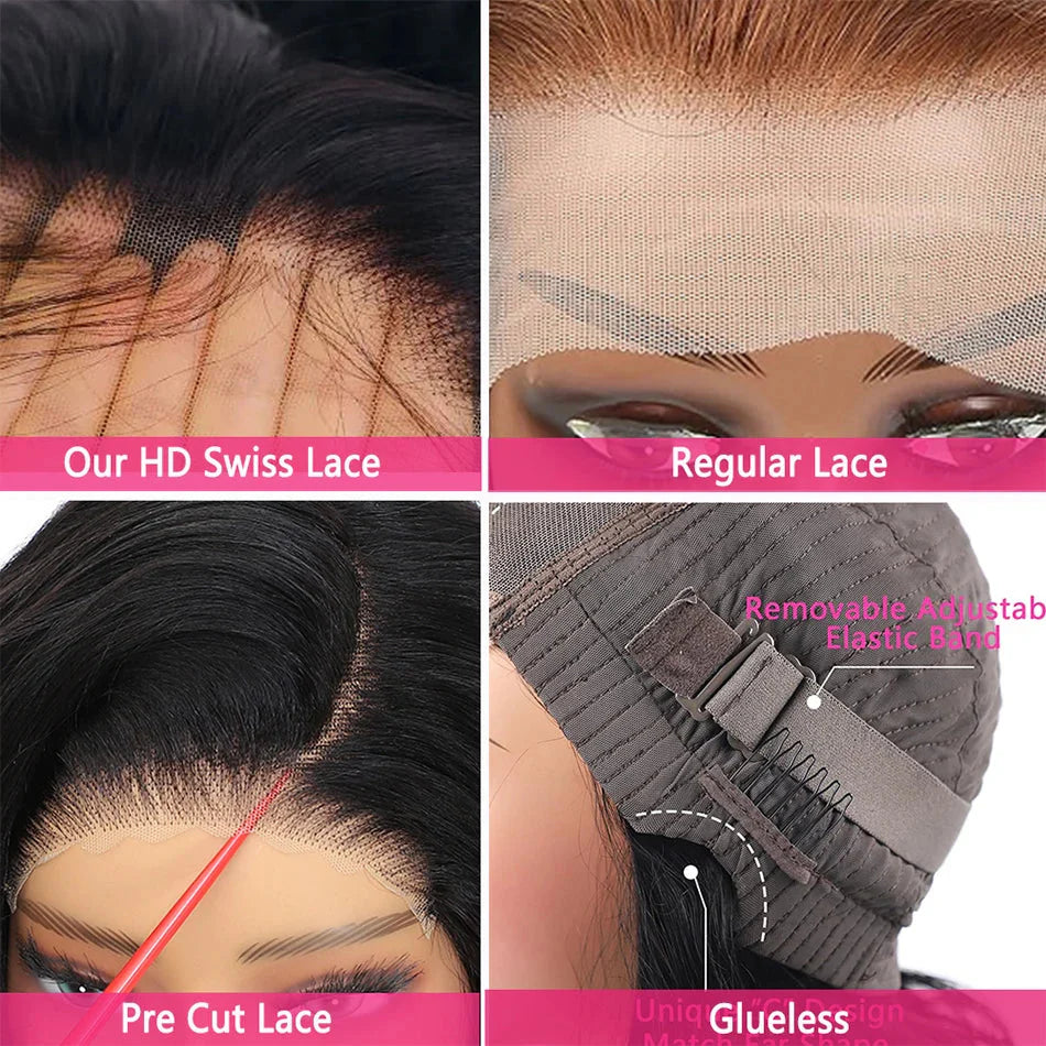 Vietnamese | 100% Raw Hair | Bouncy Loose | Wave | Pre Cut | Glueless | HD | Lace Closure | Wear And Go | 100% Human Hair Wigs