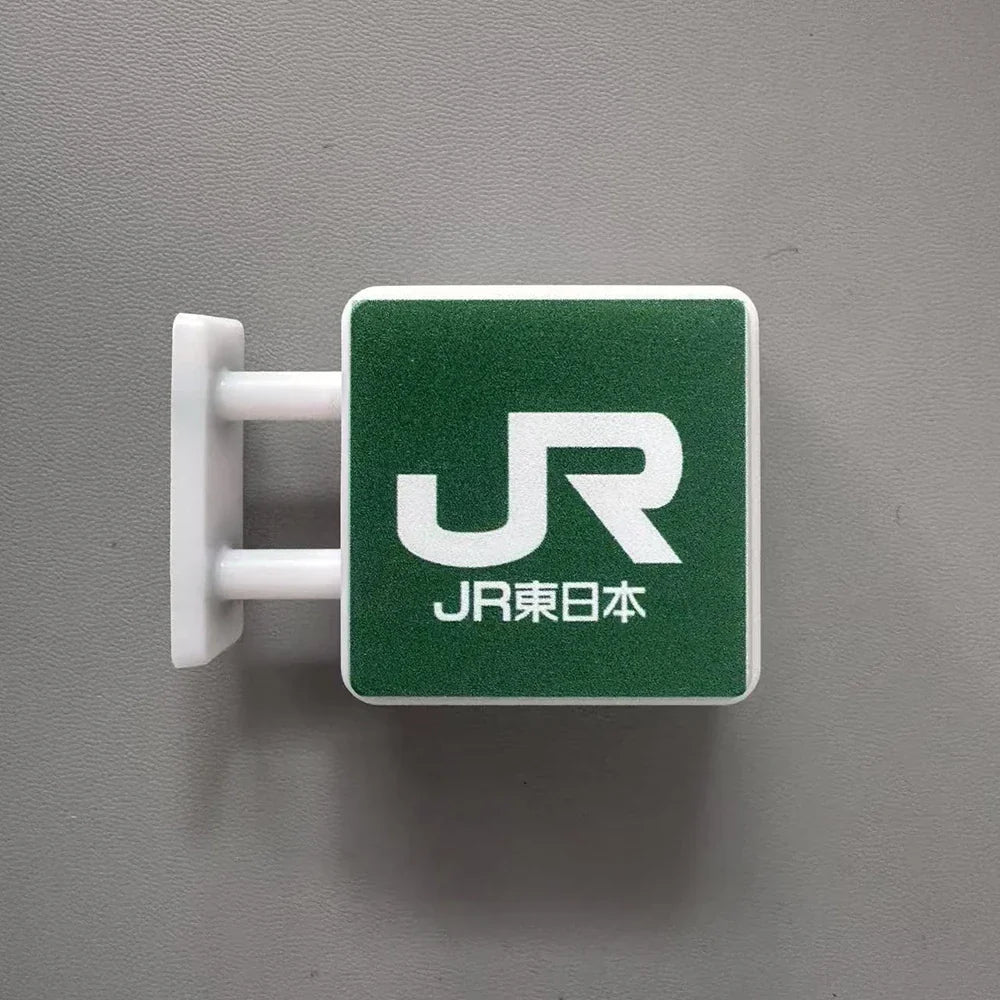 Japan Subway Light Sign 3d Fridge Magnets Luminous Refrigerator Sticker Osaka Kyoto Magnetic Jr Travel Souvenir Magnetic Sticker