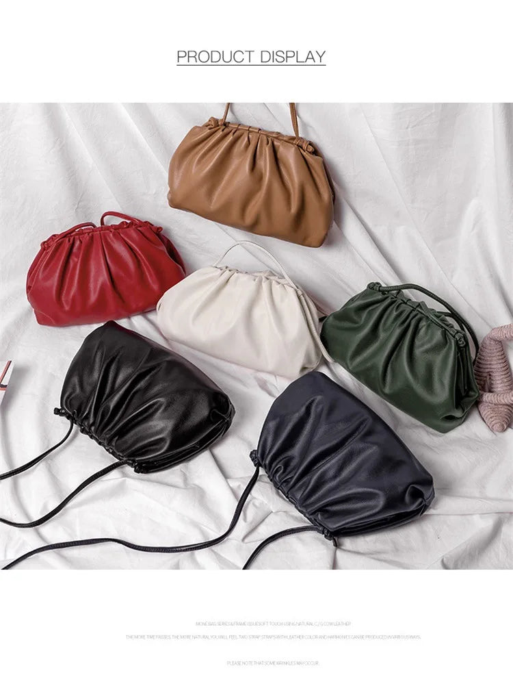 Luxury Soft PU Leather Women's Shoulder Bag | High Quality Small Crossbody Bags & Fashion Female New Handbags (Messenger Hobos)