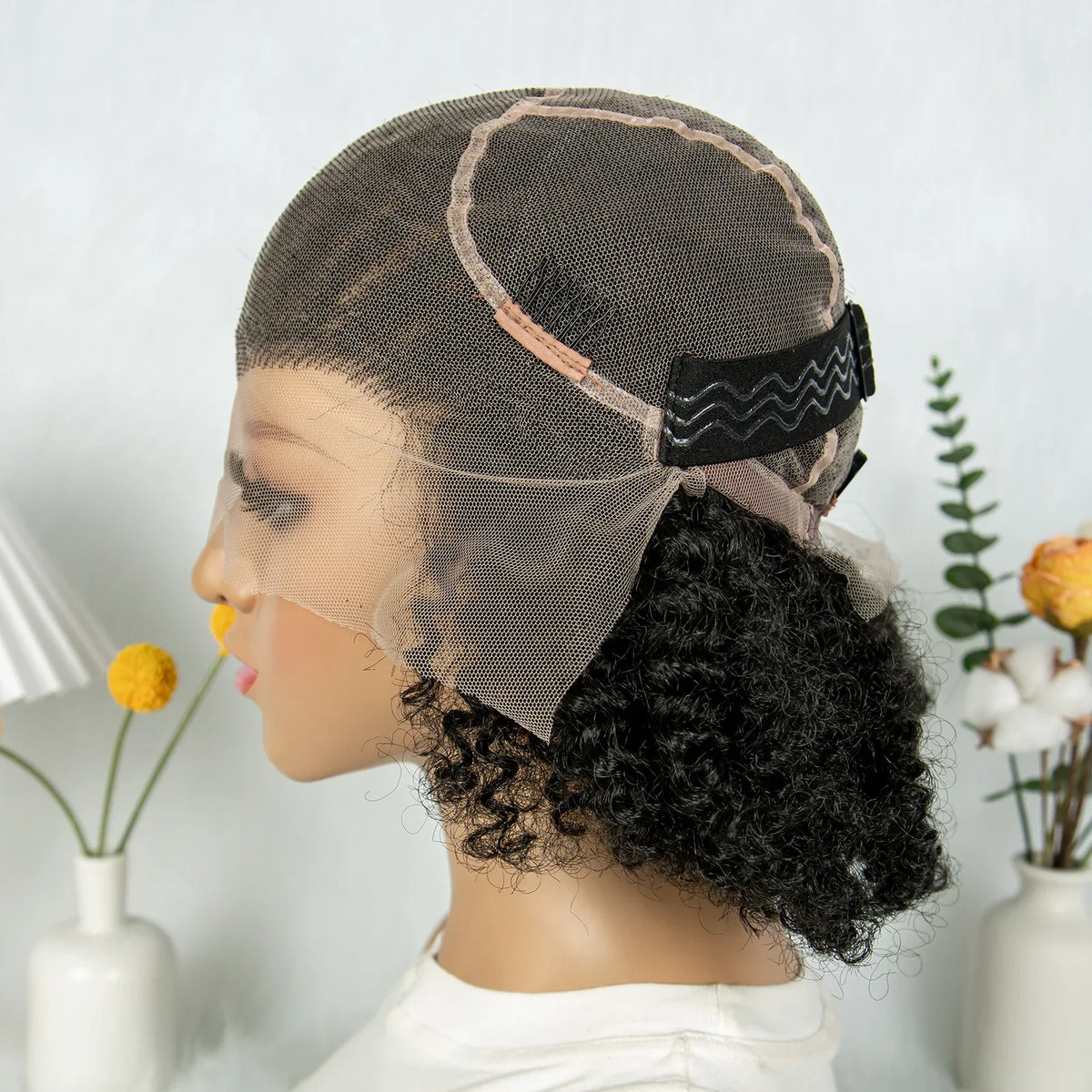 Bouncy Afro Cornrow Full Lace Braided Wig | Synthetic Braids | Black Women