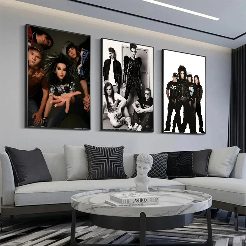 T-Tokio Hotel Poster HD Posters Home Room Bar Cafe Decor Art Wall Painting Picture