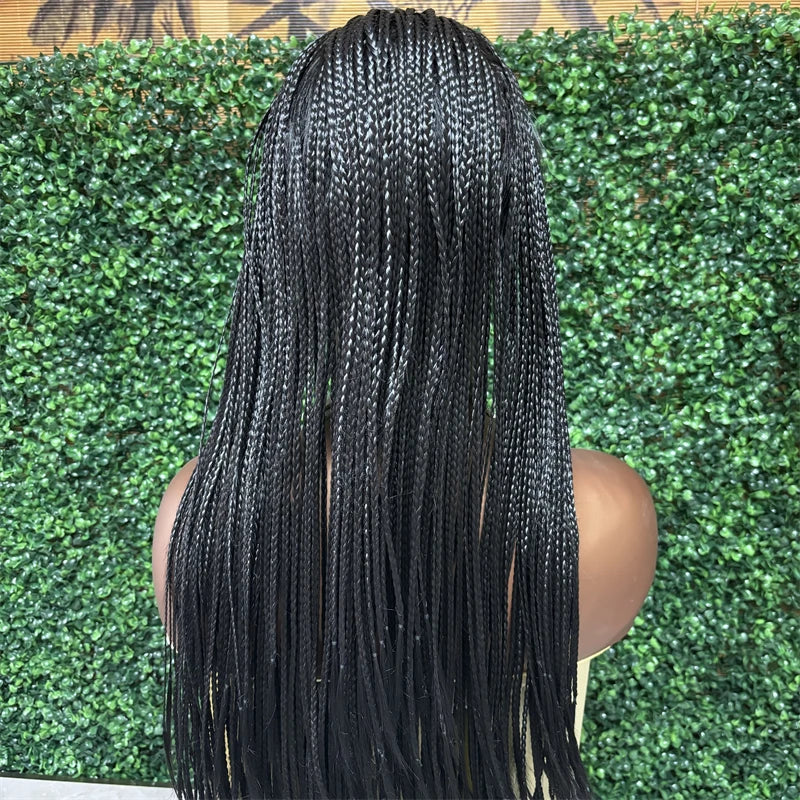 Goddess Faux Locs & Twist Braided Wig | Lace Frontal | Kanekalon High Heat | Black Women's Synthetic Braids