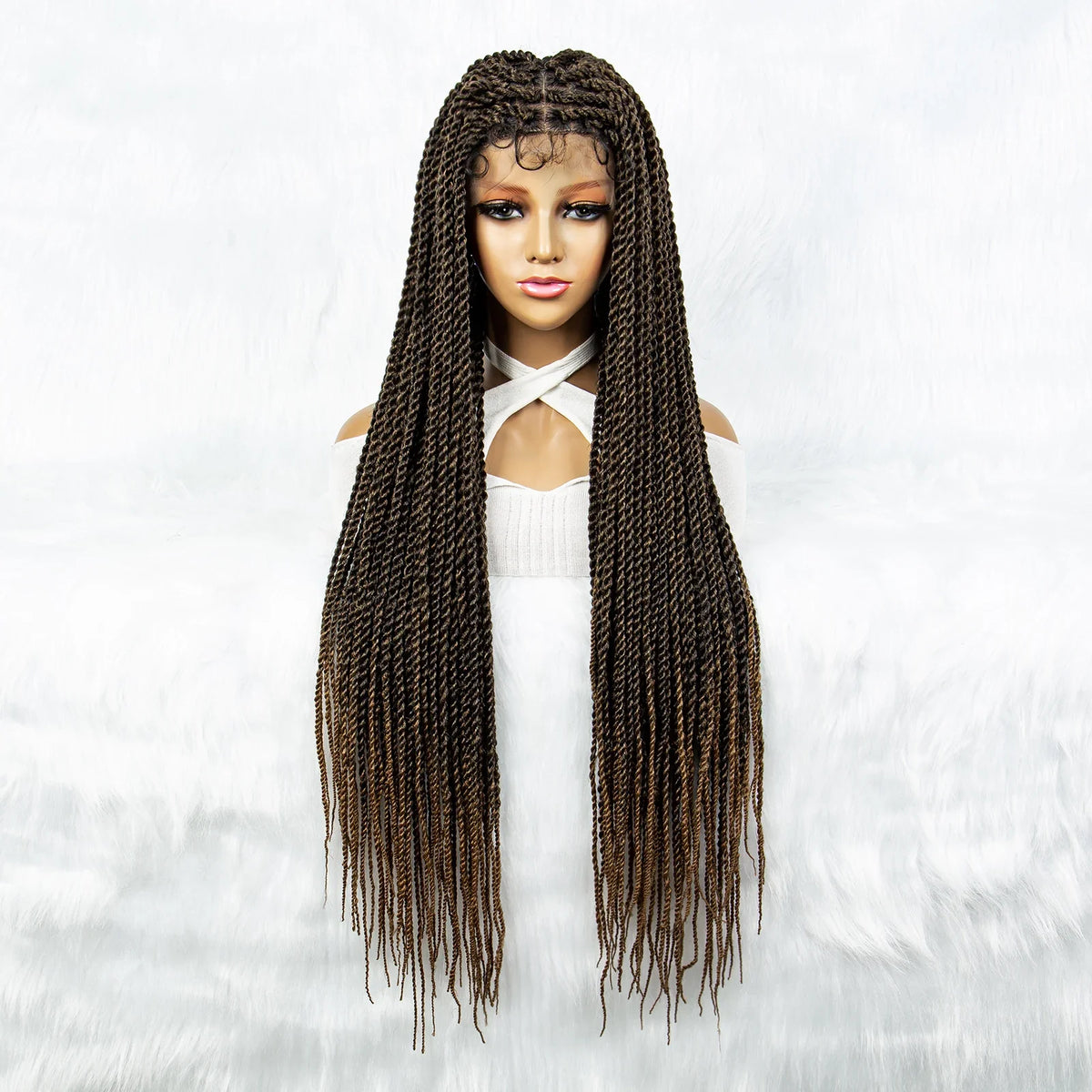 Full Lace Frontal Dreadlocks Wig | Twisted Hair & Baby Hair