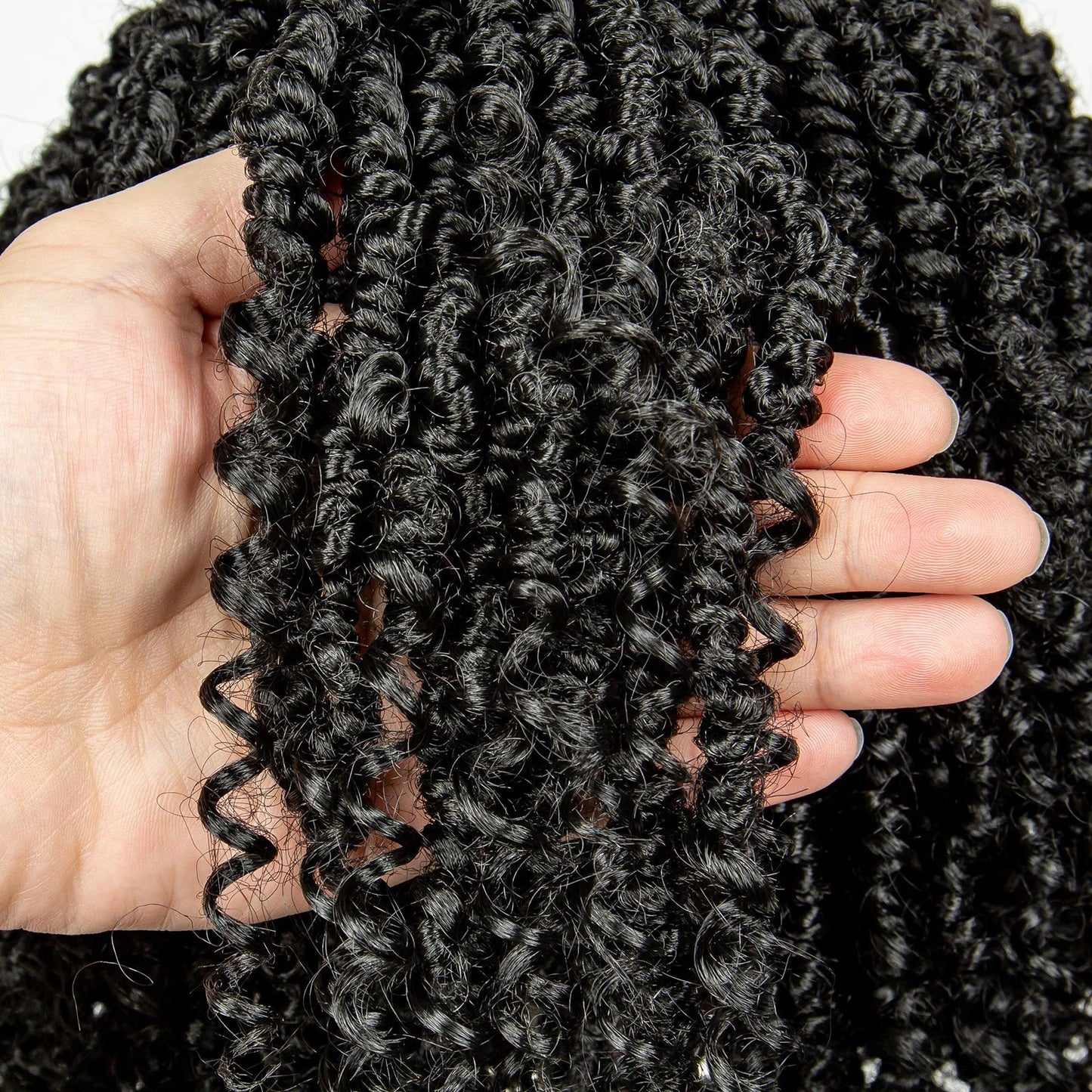 Short Curly Crochet Braided Wig with Baby Hair | Knotless Lace Front Wig for Black Women | Synthetic Braids