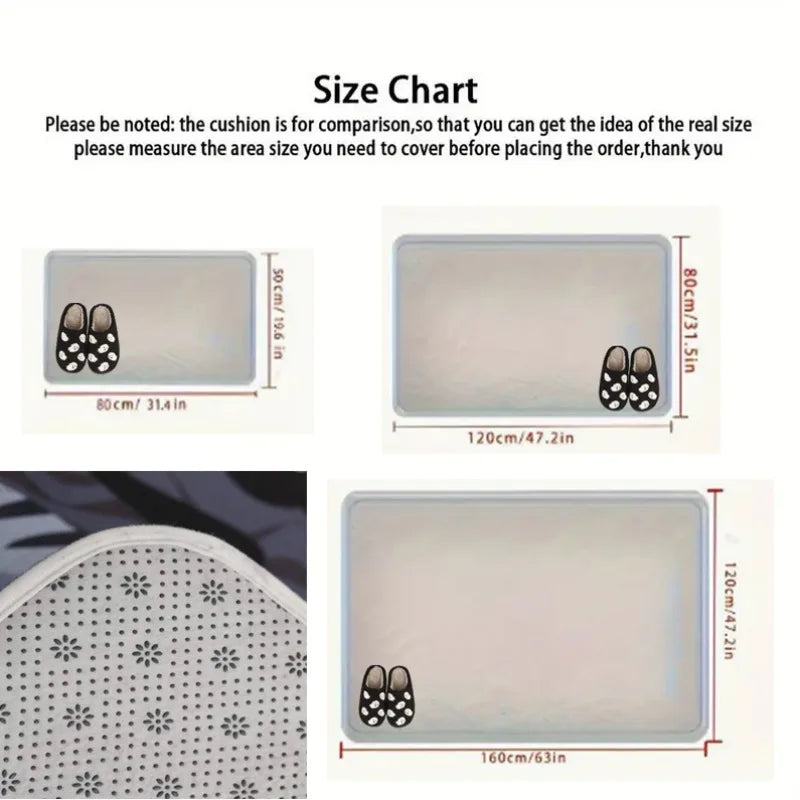 Fun Camping RV Theme Mat for Outdoor Enthusiast Home Front Door Porch Indoor Entryway RV Gear Area Non-Slip Durable Mat