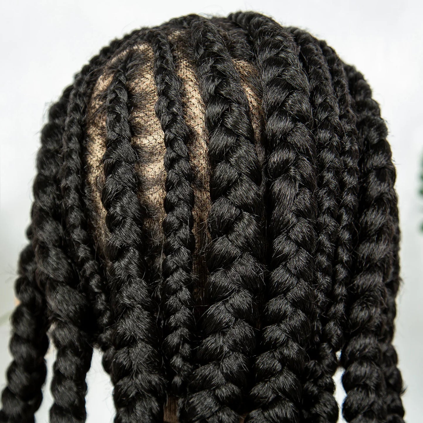 Box Braids Wig Crochet Hair Bohemian Braids Braiding Hair With  Pre-plucked Synthetic Crochet Hair for Women