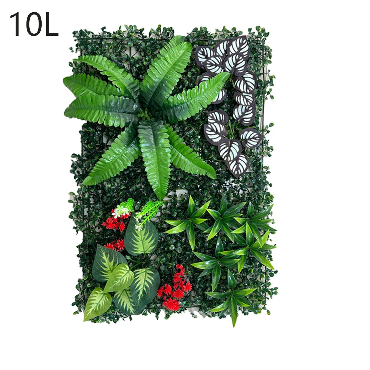1pc Artificial Plant Wall for Outdoor Decoration Indoor Wall Plant Decoration Panel with Simulated Plants
