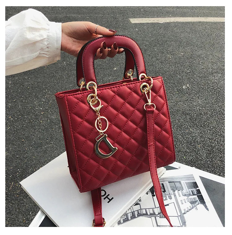 Luxury Lingge Chain Tote Bag | Women's Fashion Shoulder & Crossbody Handbag