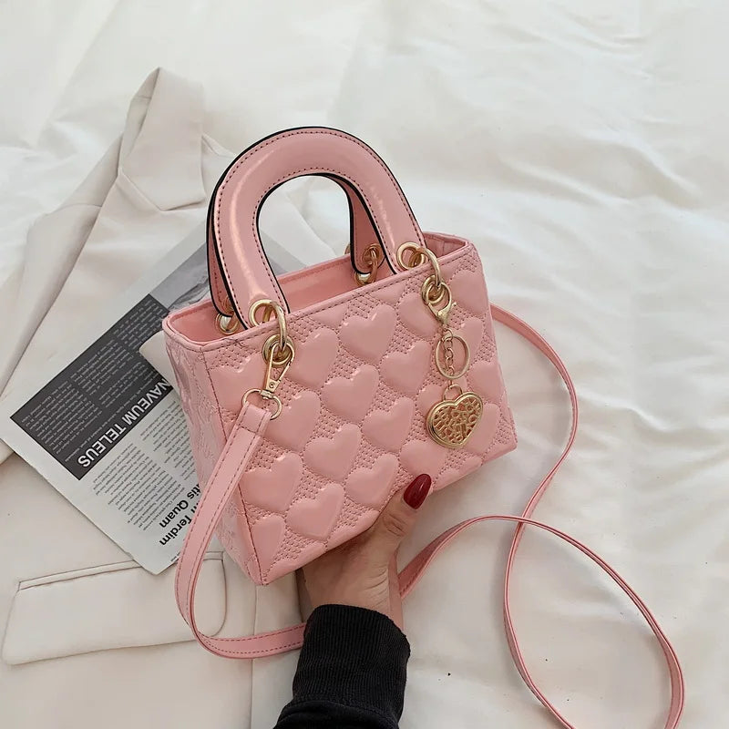 Handbag Women Brand Luxury Totes | High Quality Fashion Classic Quilted Square Handle Bag & Women's Crossbody Shoulder Bags