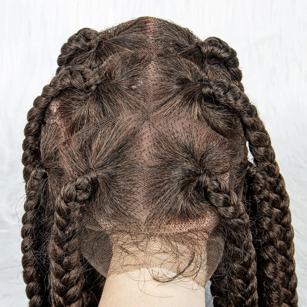 HD Lace Knotless Square Box Braids Wig | Full Lace | Baby Hair | Black Women