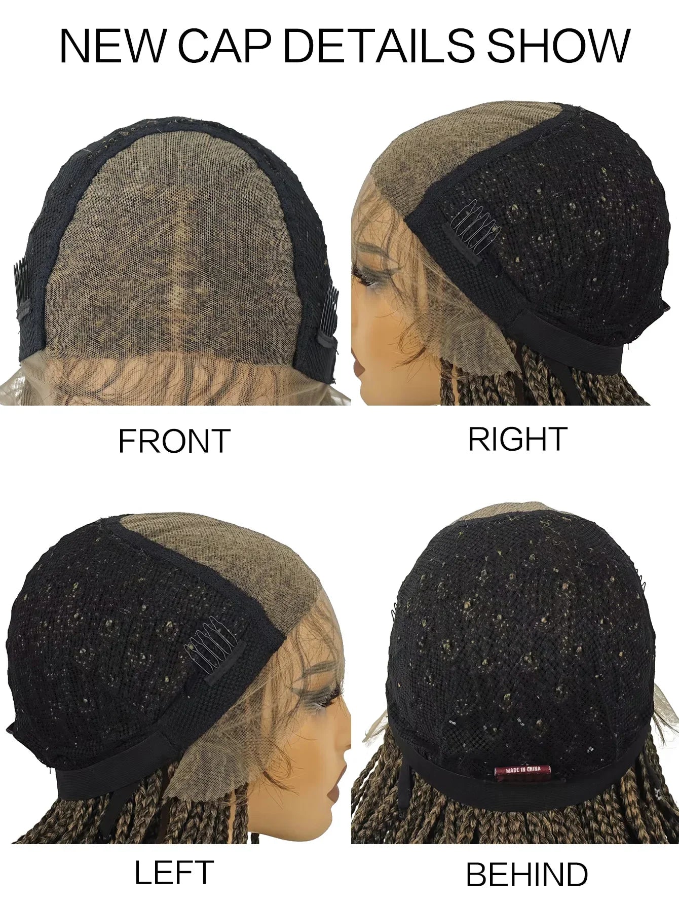Long Curly Braided Wig | Synthetic Braiding Wig | Daily Use | 26+ Inches