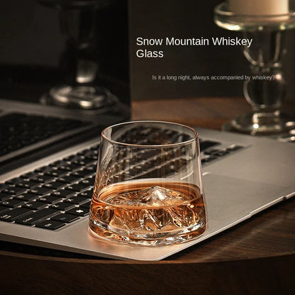 Whiskey Glass Premium Tea Cup Iceberg Bottom Glass Cup Foreign Wine Cup Beer Cup
