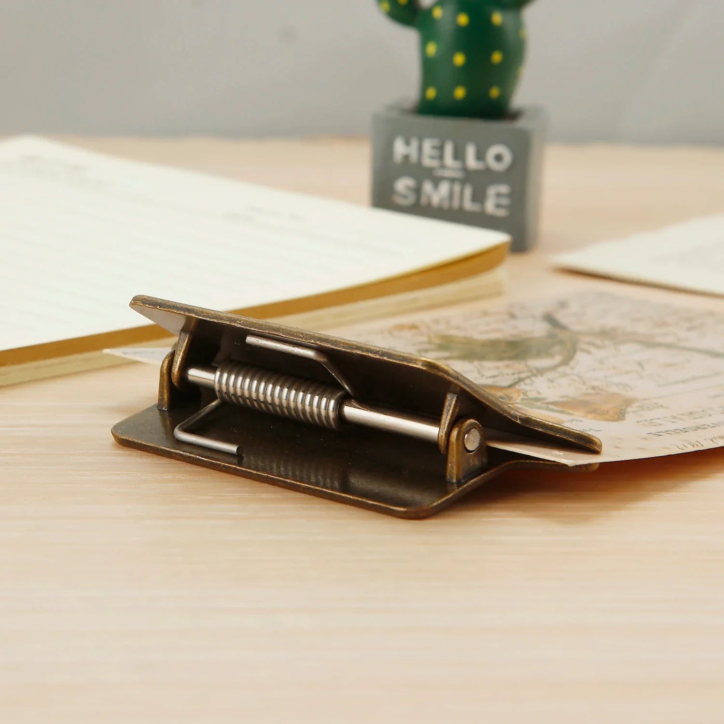 1PCS Retro Metal Binder Clips Foldback Notes Letter File Paper Clip Binding Securing Clips Office School Stationery 85mm