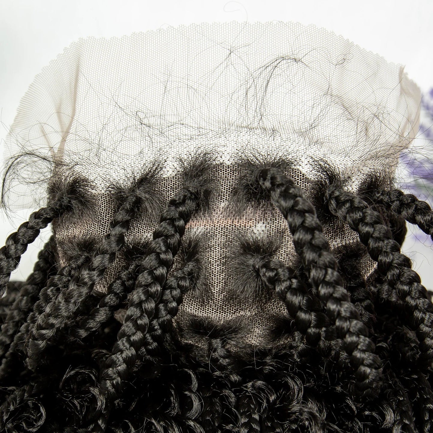 KIMA Box Braids Synthetic Wigs Full Lace  Dreadloks Braided Wigs Knotless Goddess Boho Braided Wigs Hair for Black Women