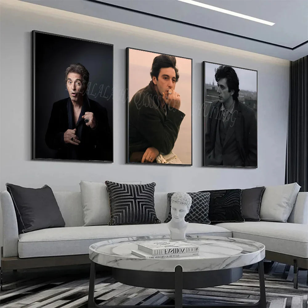 Al Pacino Poster HD Posters Home Room Bar Cafe Decor Art Wall Painting Picture