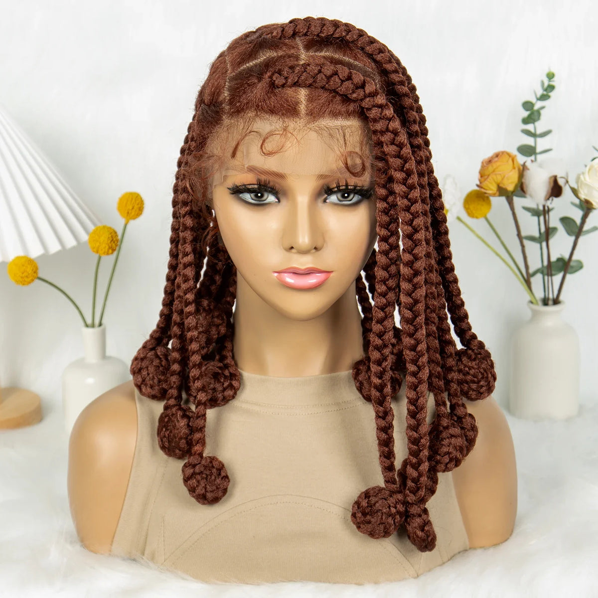 KIMA Chunky Knotless Bantu Box Braids Wig | Full Lace