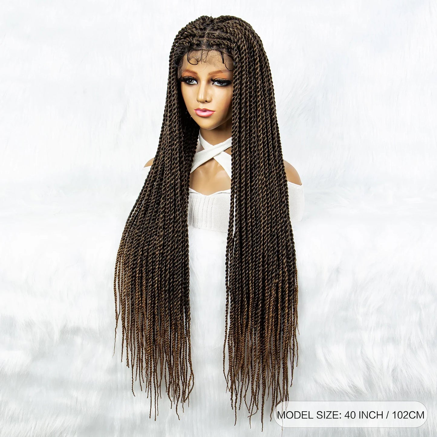 Full Lace Frontal Dreadlocks Wig | Twisted Hair & Baby Hair