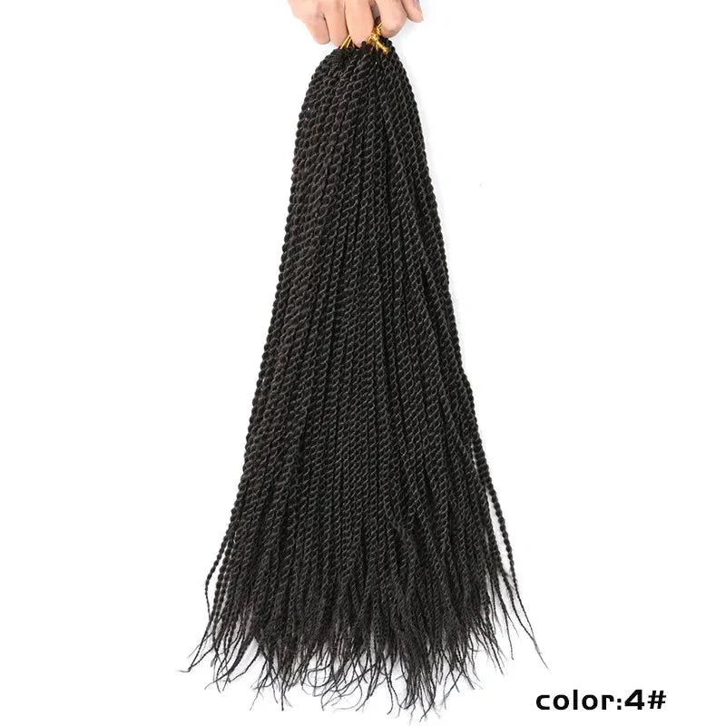 Full Star Senegalese Twist Crochet Braids | 30 Strands/Pack | Ombre Colors
