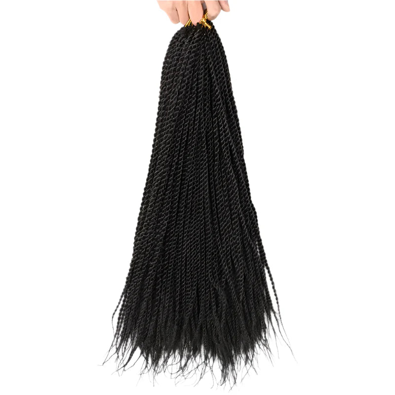Full Star 30 Strand Pre-Twist Crochet Braids | Senegalese Twist | Ombre