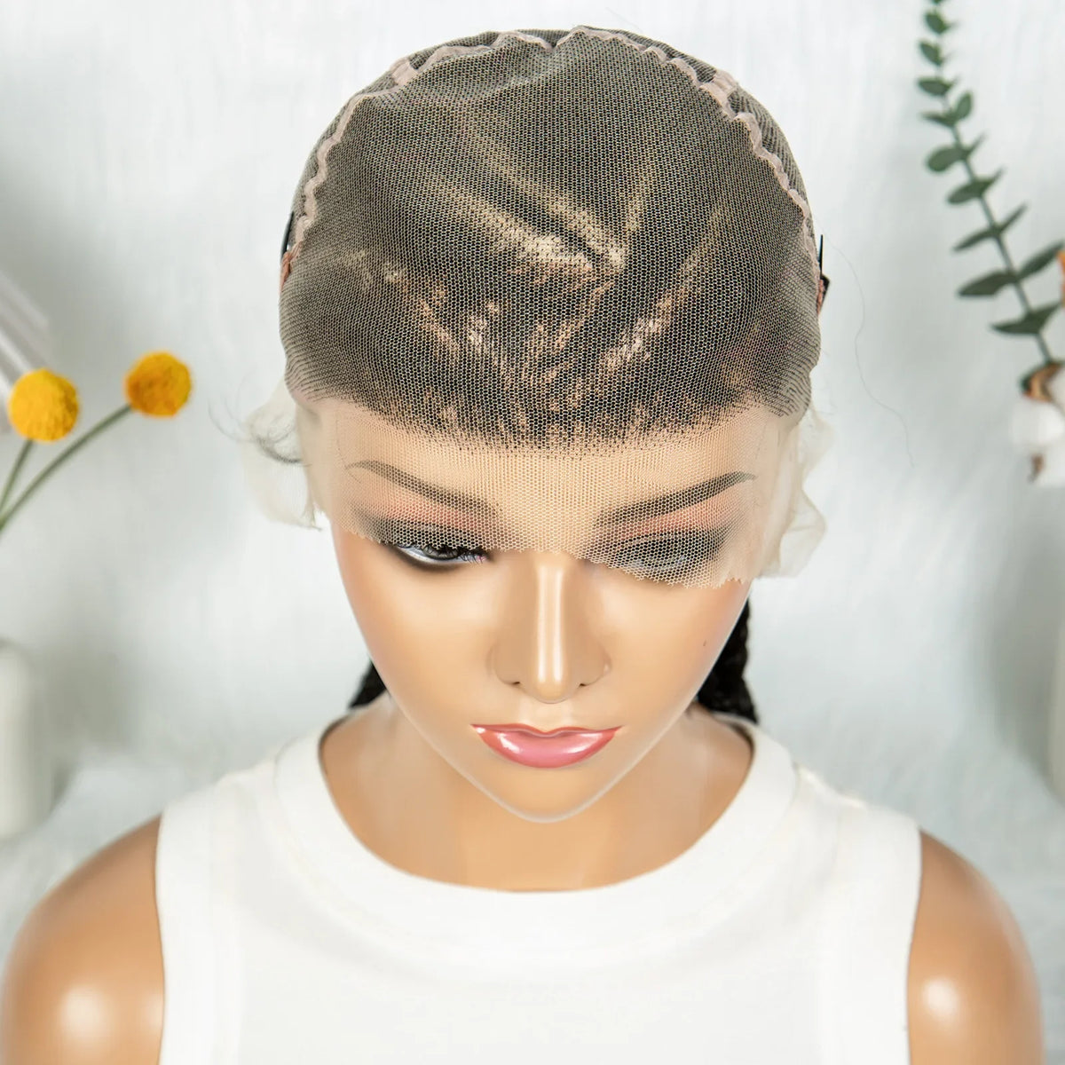 Box Braids Wig Crochet Hair Bohemian Braids Braiding Hair With  Pre-plucked Synthetic Crochet Hair for Women