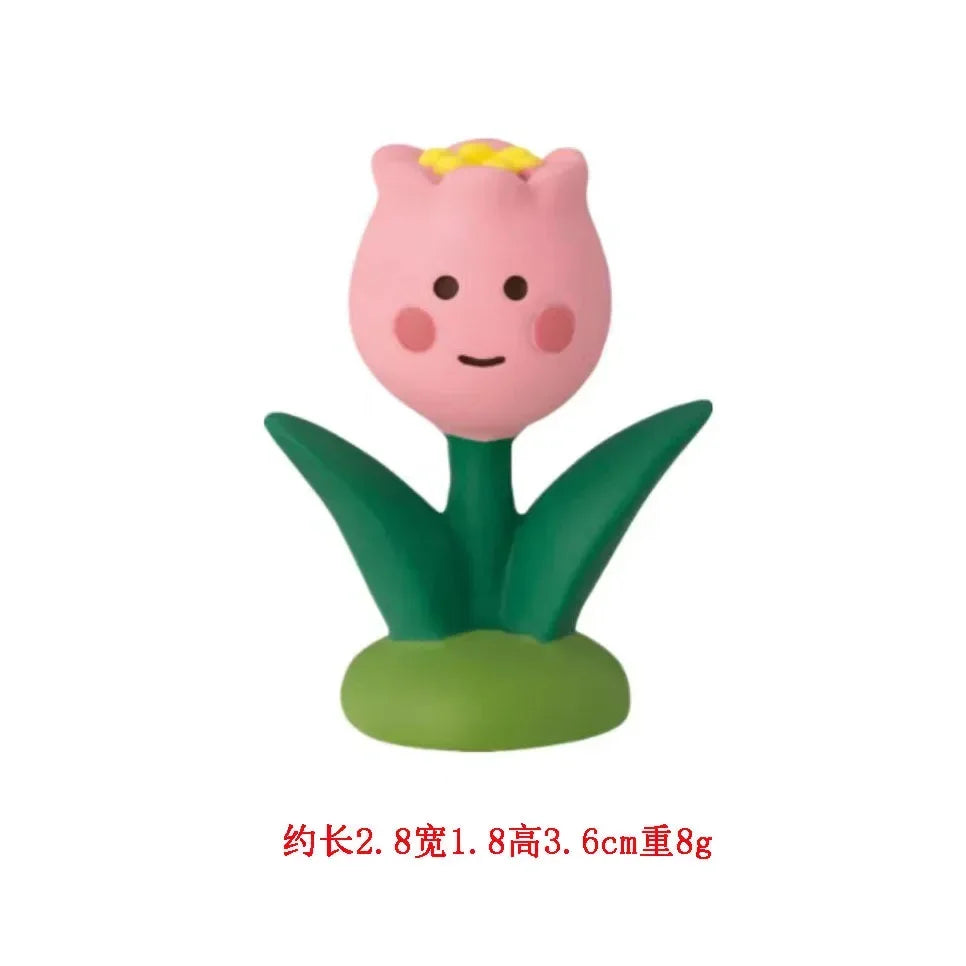 Spring-flowering Scene Decorate Home Decoration Garden Farm Scene Series Bookshelf Decoration Set Children's Toy Doll Ornaments