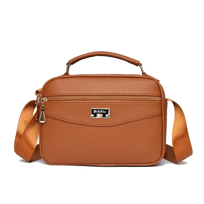 Large Capacity Foreign Trade PU Small Square Bag | New Women's Simple Handbag & Versatile Crossbody Purse