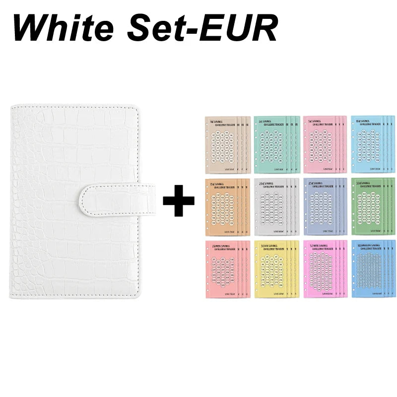 A6 100 Envelopes Eave Money, 52 Weeks Save Challenge, 30 Days Save, Euros USD Cash Envelopes Budget Planner Easy To Save