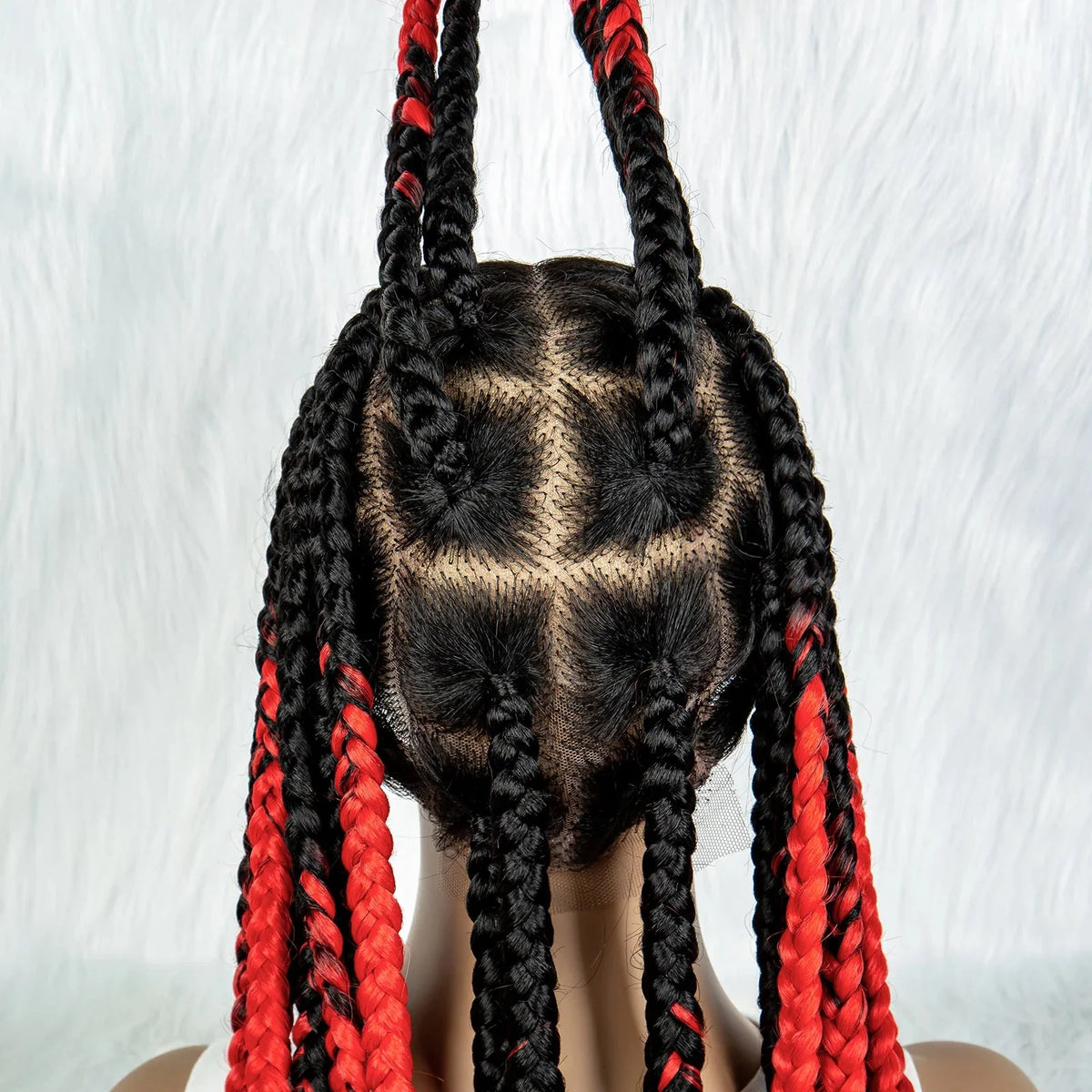 HD Lace Knotless Square Box Braids Wig | Full Lace | Baby Hair | Black Women