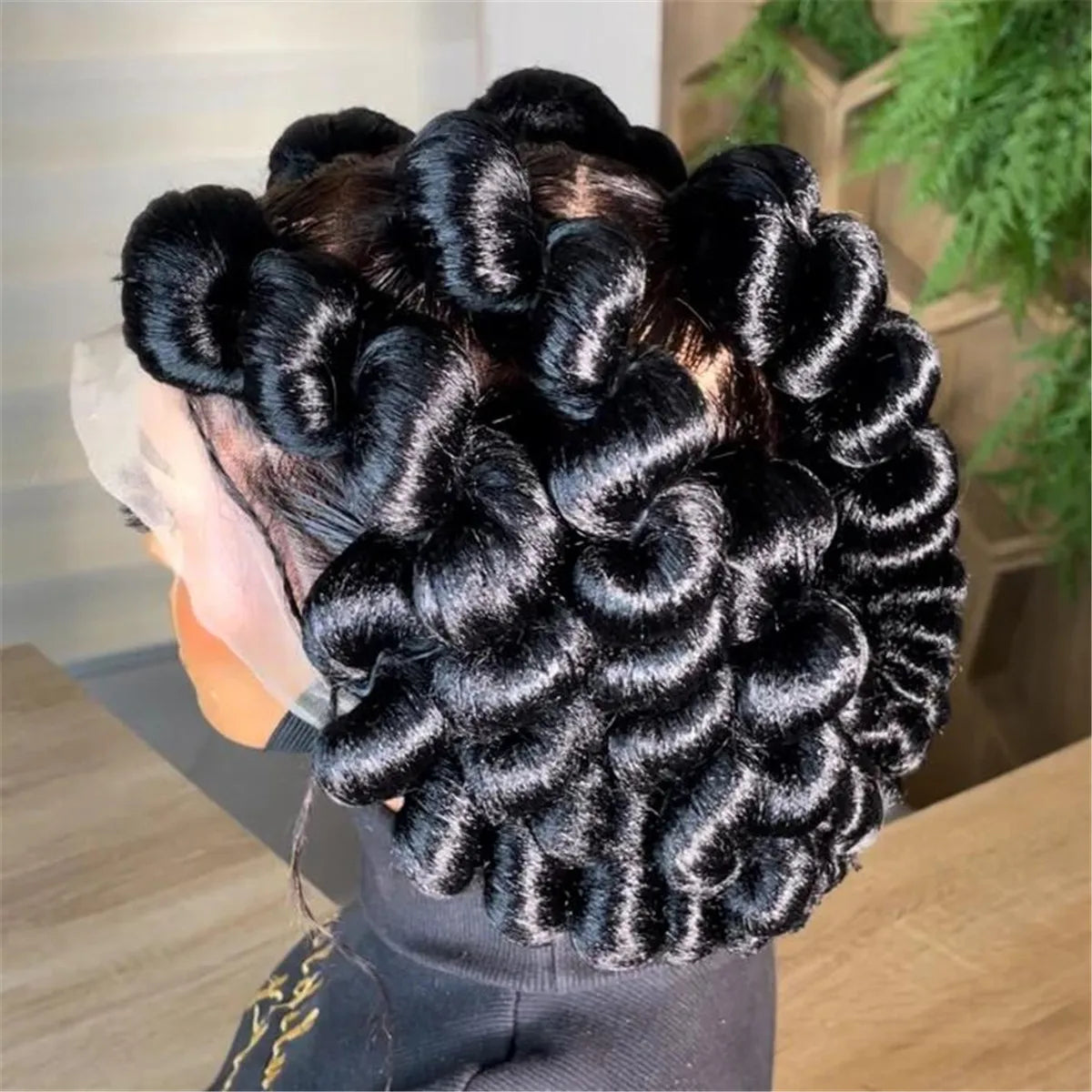 HD Full Lace Braided Wig | Kanekalon Braids | Medium Brown Lace | Daily Wear