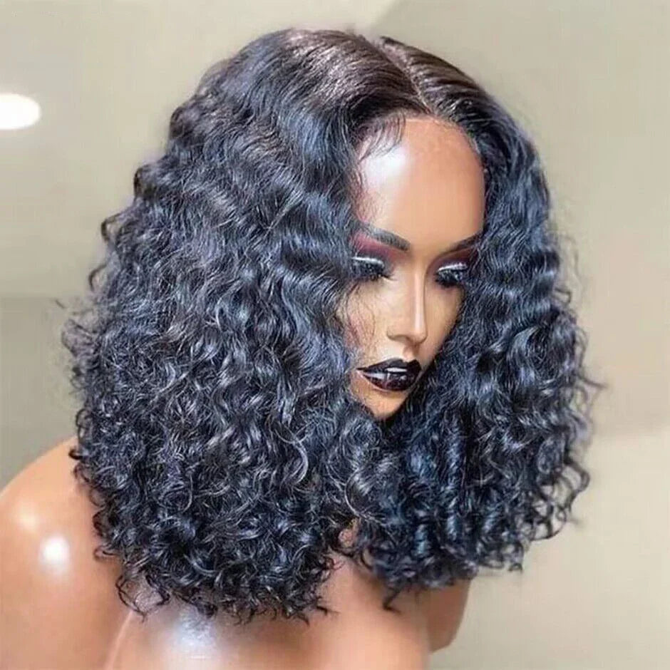 Wear & Go Glueless Water Wave Wig | 180% Density Pre-Cut HD Lace Front Brazilian Human Hair (Pre-Bleached Knots)