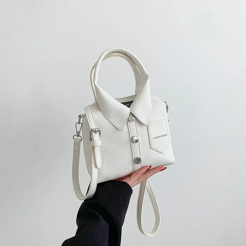 Designer Style Square Compact Shoulder & Crossbody Bag | High Quality PU Leather Handbag for Women (Zipper Closure, Unique Design)