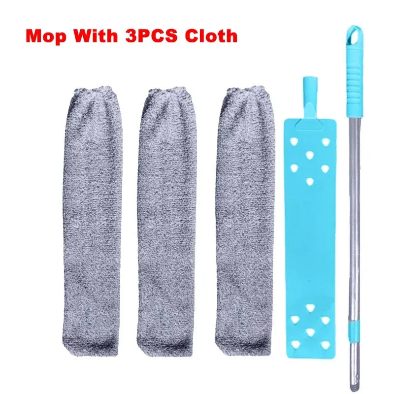 Telescopic Duster Brush for Household Cleaning Long Handle Mop Gap Dust Cleaner Bedside Sofa Brush Tool kitchen accessories