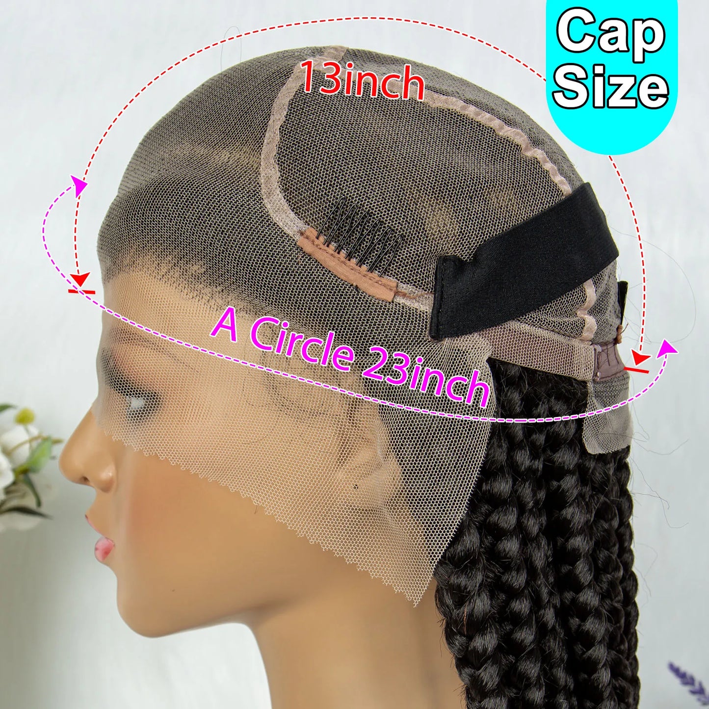 KIMA Boho Knotless Box & Twisted Dreadlocks Wig | Full Lace