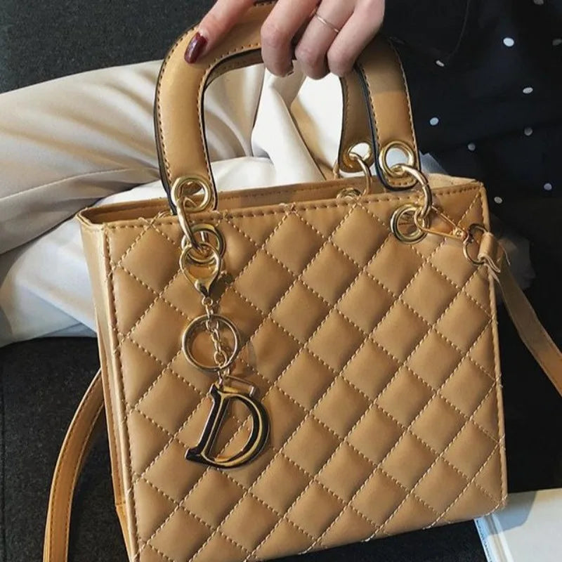 Luxury Lingge Chain Tote Bag | Women's Fashion Shoulder & Crossbody Handbag