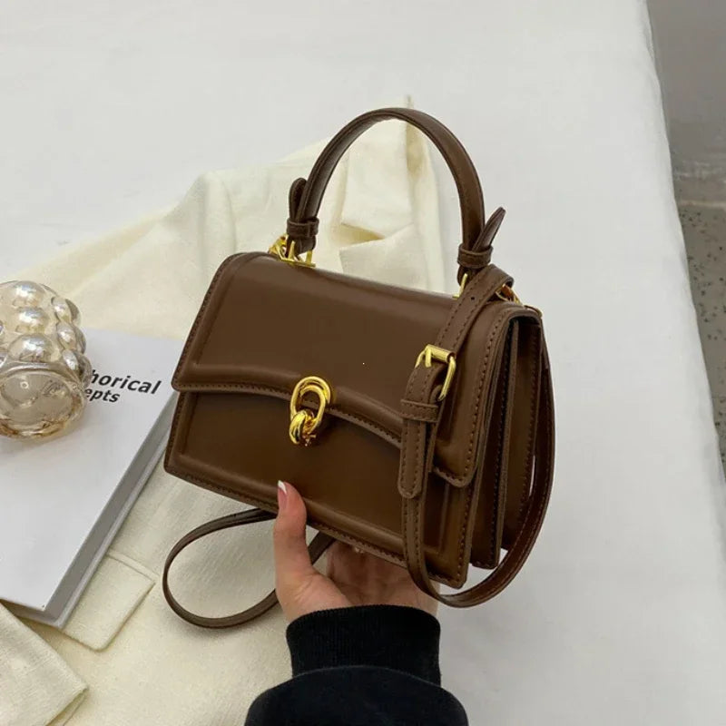New Small PU Leather Crossbody Bags for Women | Simple Totes Shoulder Bag & Lady Luxury Brand Designer Handbags and Purses