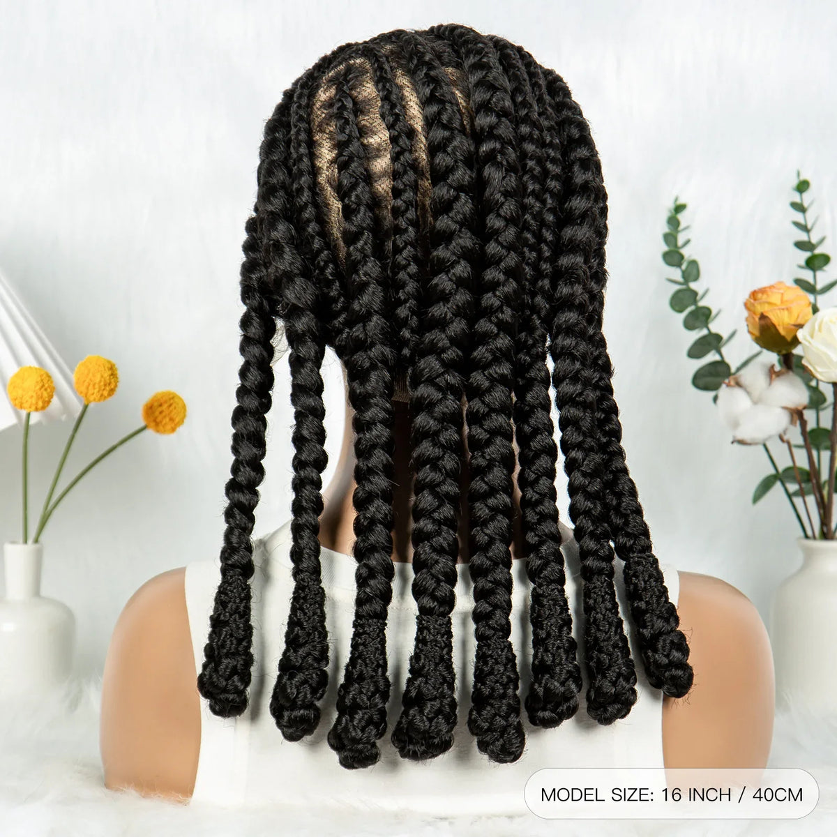 Box Braids Wig Crochet Hair Bohemian Braids Braiding Hair With  Pre-plucked Synthetic Crochet Hair for Women