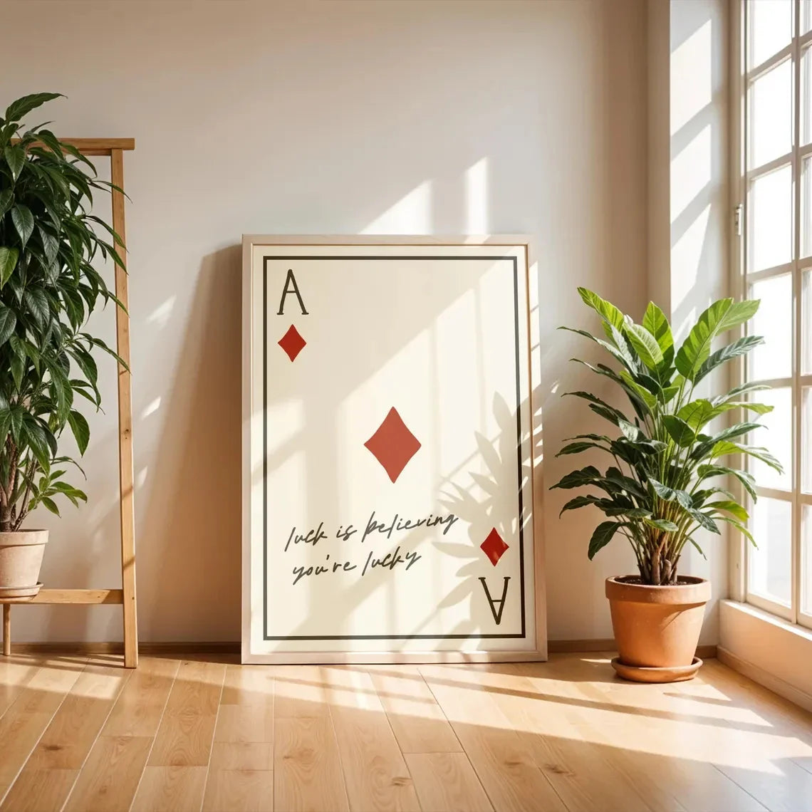 Personalized Poker Square Ace Wall Art Prints Canvas Painting Poster Picture For Living Bed Room Home Decor