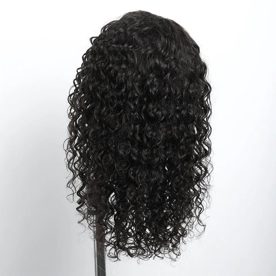 Rebecca 180% Density Deep Curly U-Part Wig | No Leave Out Brazilian Remy Human Hair