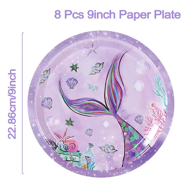6pcs Little Mermaid Keychains Mermaid Keychains Happy Birthday Party Decoration Kids Under The Sea Party Baby Shower Decoration