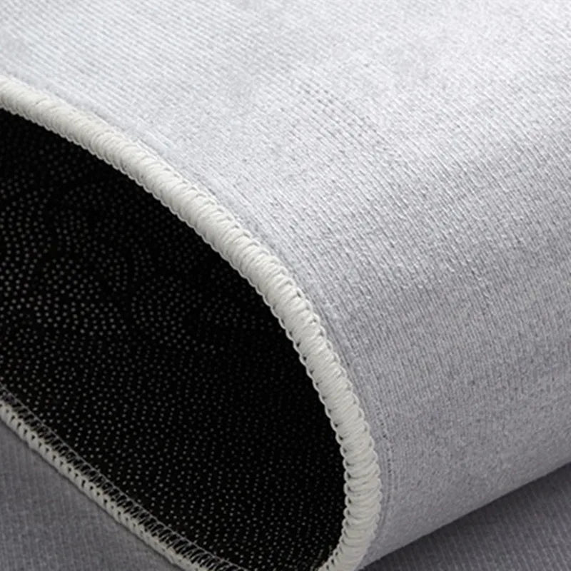 VIKAMA Leaf Pattern Gradient Grey Kitchen Rug Doormat Welcome Mat Runner Rug Winter Rug For Bedroom Warm Carpet For Live Room