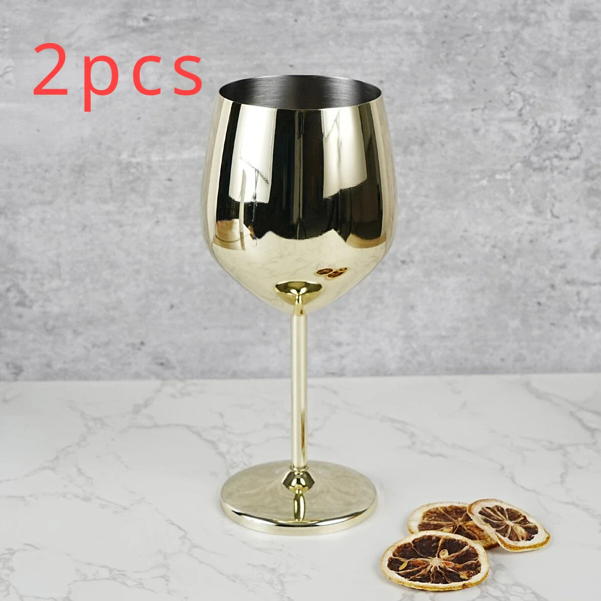 Stainless Steel Wine Glasses Unbreakable Metal Cocktail Glasses , 500 Ml, for Drinking Cocktails and Wine at Bar and Home