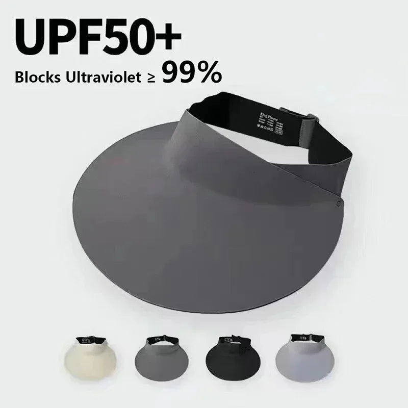 2025 New! Seamless Wide-Brim Foldable UV Sun Hat – Quick-Dry Nylon Travel Cap – No-Mark Design – Summer Gift for Women