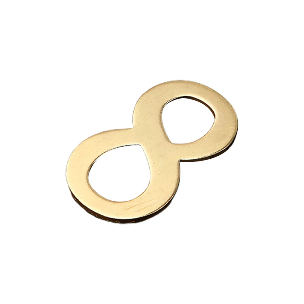 Golden Metal Door Number with Backing Adhesive 7*4cm House Number Apartment Door Number for Outdoor Hotel Home Mailbox Label