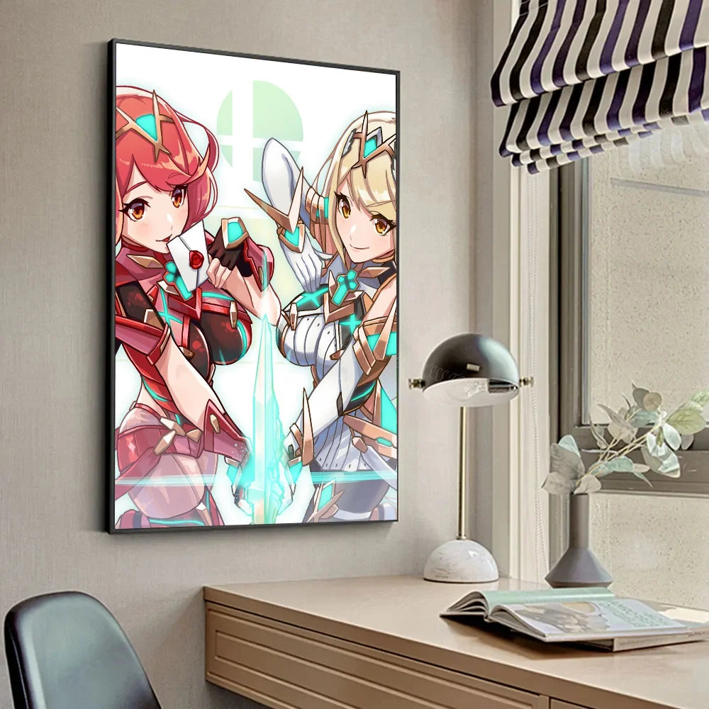 X-Xenoblade Chronicles 2 Poster HD Posters Home Room Bar Cafe Decor Art Wall Painting Picture