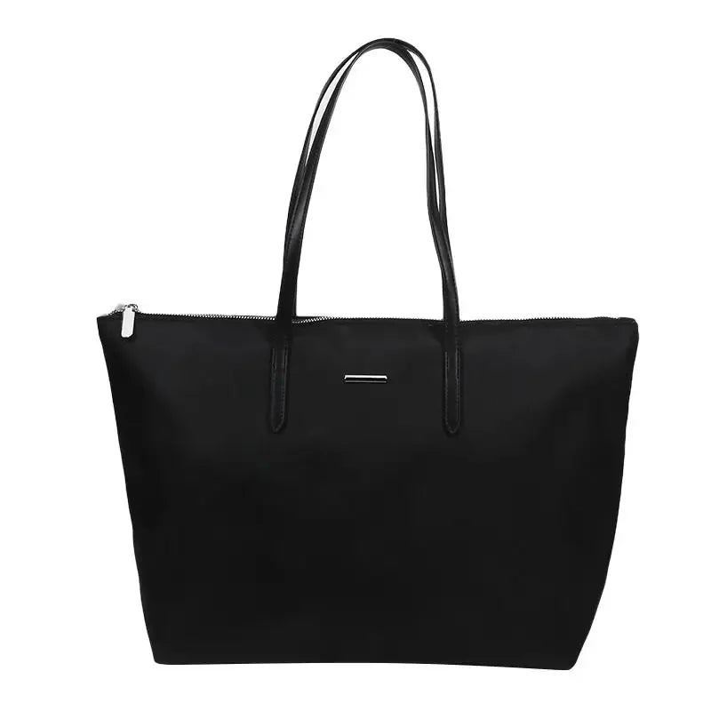 Women's Tote Bag | Simple Fashion Commuting & Shopping Shoulder Bag (New Nylon Waterproof Large Capacity Cloth Bag)