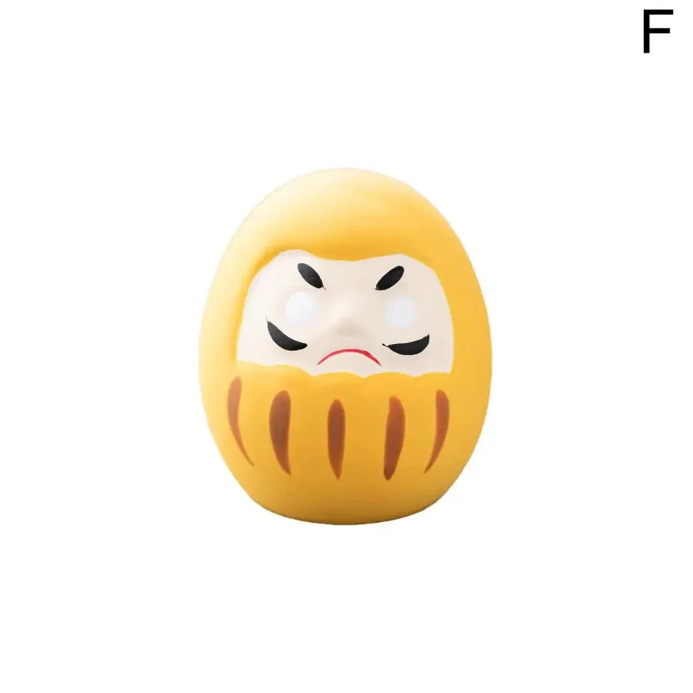 8 styles Japanese Ceramic Daruma Doll Crafts Lucky Charm Fortune Ornament Landscape Home Desk Decor Miniature Gifts Accessories