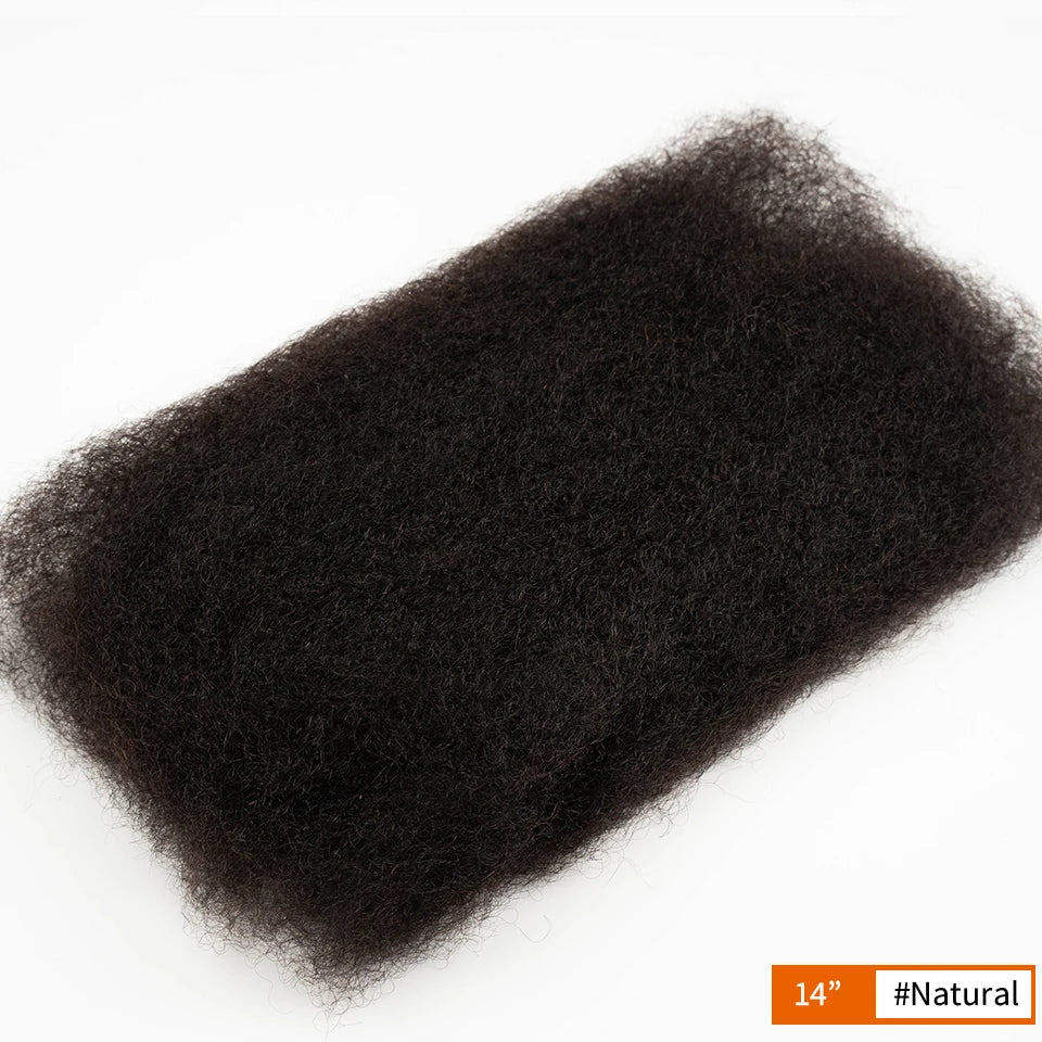 Afro Kinky Bulk Human Hair for Braiding & Dreadlocks | 100% Virgin Brazilian Remy (50g)