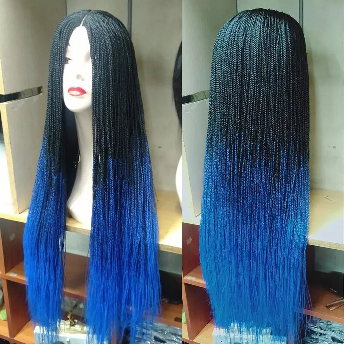 Full Lace Braided Wig | Synthetic Braids | Daily Use | Natural Look
