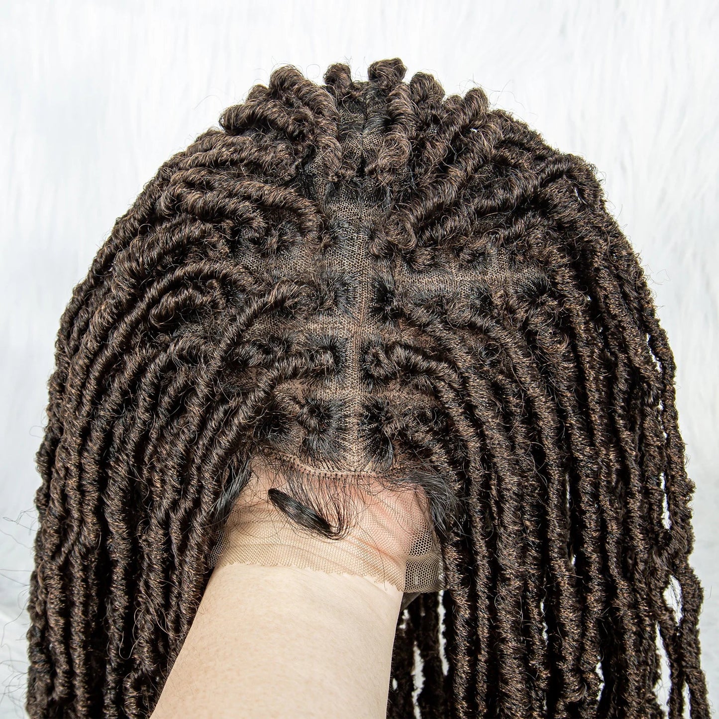KIMA 36" Colorful Dreadlocks Braids Wig | Full Lace Front & Baby Hair